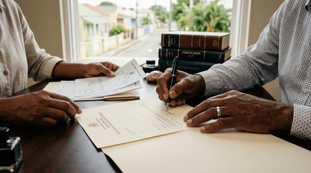 How do I become a permanent resident of Barbados?